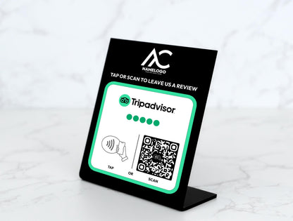 Custom TripAdvisor NFC Plaque - Link in Bio Plate