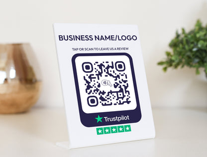 Custom Trustpilot NFC Plate - Link in Bio Plate