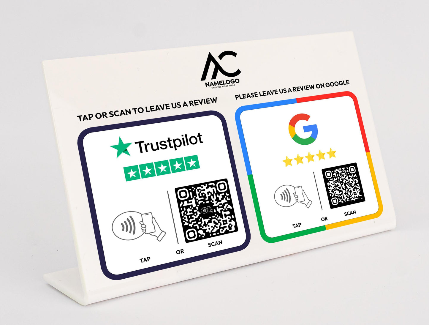 Custom Multi Link NFC Plate - Social Media