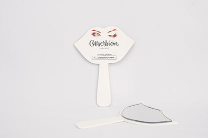 Custom Handheld Mirror: Lash Technician Social Media Prop