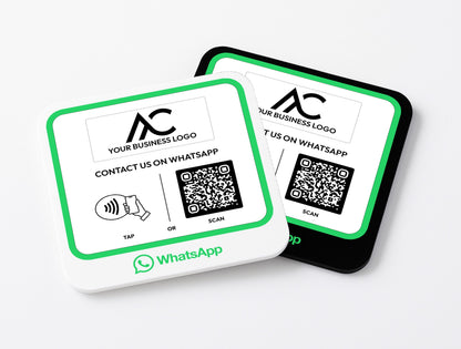 Mini WhatsApp Contact Display for Beauty or Aesthetic Clinics