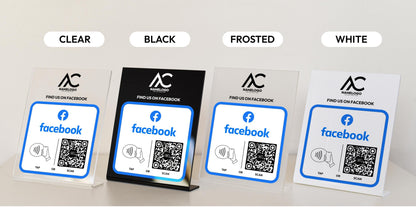 Custom Facebook NFC Plate - Link in Bio Plate