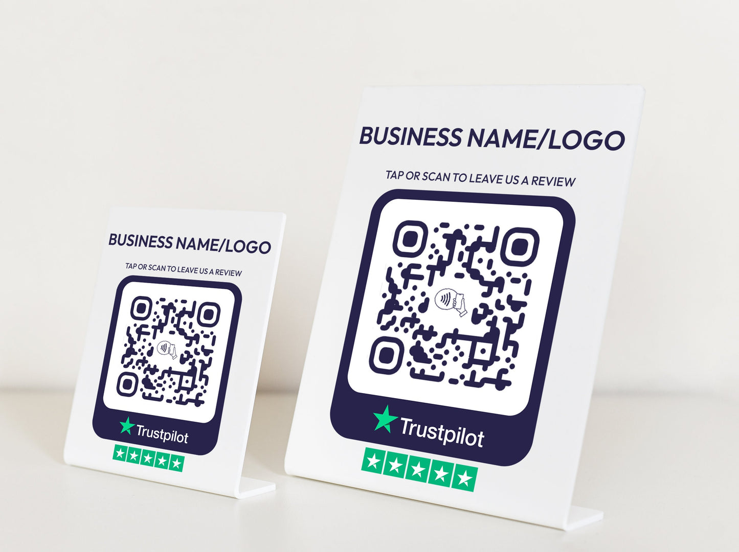 Custom Trustpilot NFC Plate - Link in Bio Plate
