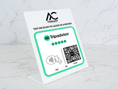 Custom TripAdvisor NFC Plaque - Link in Bio Plate