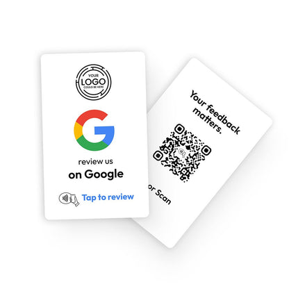 Personalised Google Review NFC Plate - Single QR