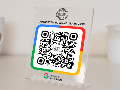 Custom Google Review NFC Plaque - Personalised