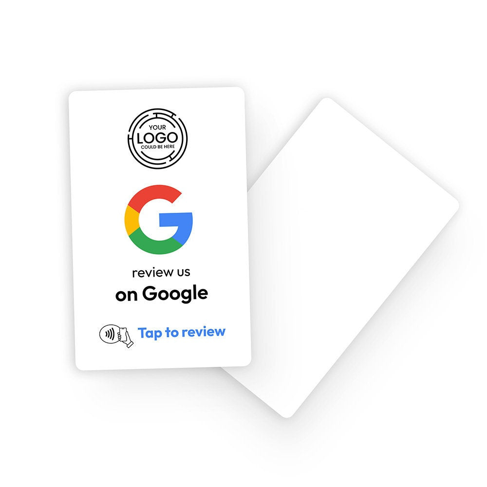 Personalised Google Review NFC Plate - Single QR