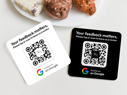 Mini Google Review NFC Plaque - Personalised