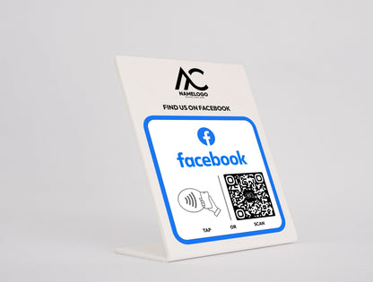 Custom Facebook NFC Plate - Link in Bio Plate
