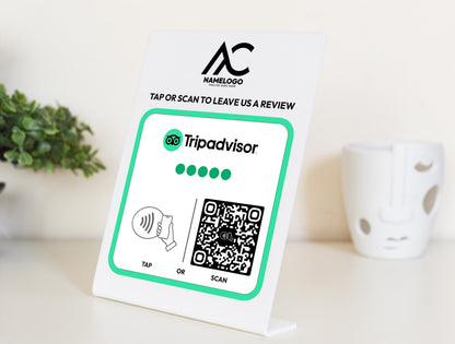 Custom TripAdvisor NFC Plaque - Link in Bio Plate