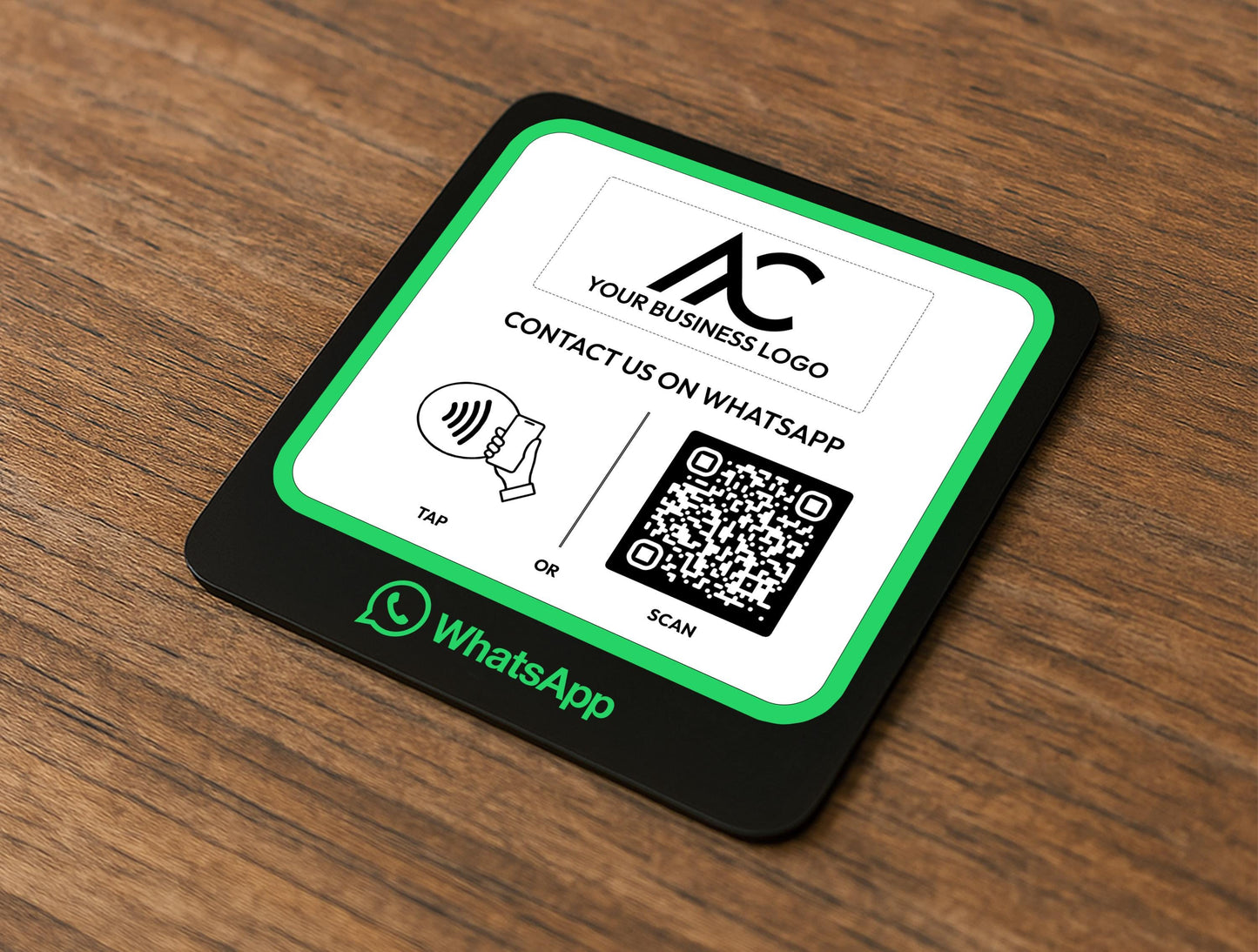 Custom Social Media NFC Plate - Link in Bio Plate