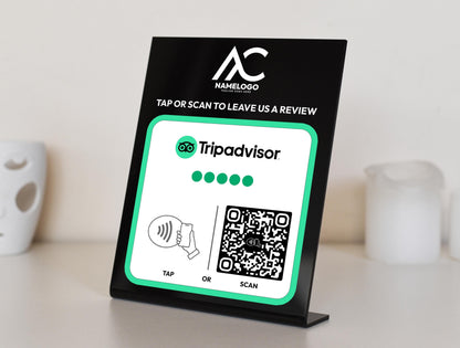 Custom TripAdvisor NFC Plaque - Link in Bio Plate