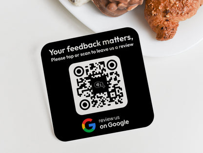 Mini Google Review NFC Plaque - Personalised