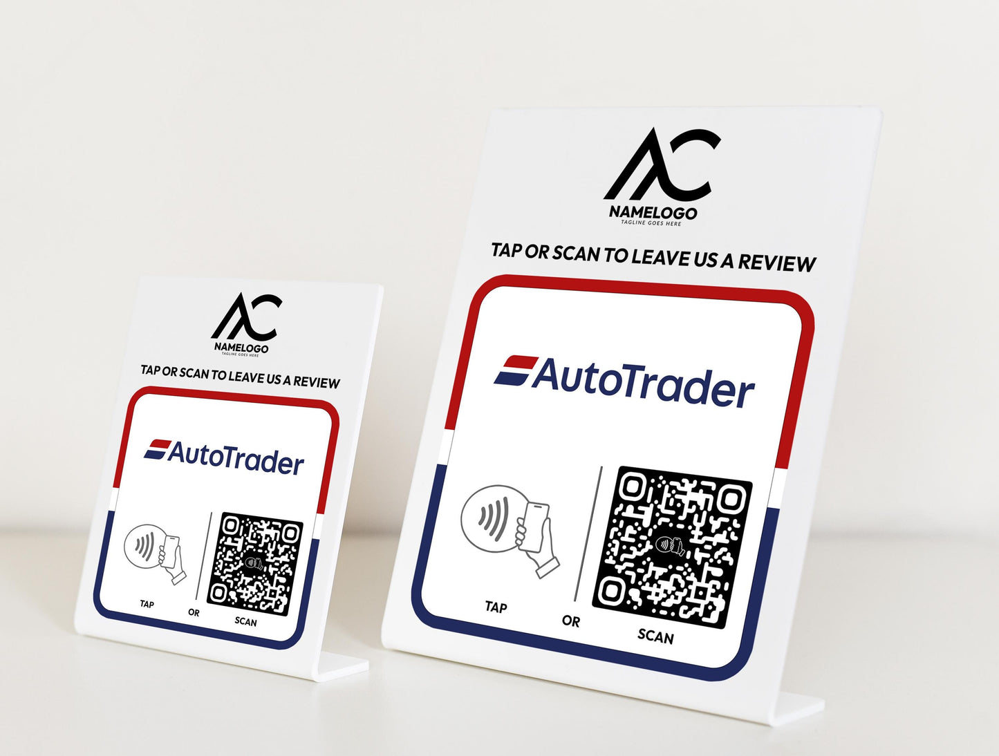 Custom AutoTrader NFC Plaque - Link in Bio Plate