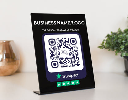 Custom Trustpilot NFC Plate - Link in Bio Plate