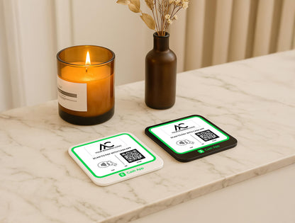 Custom Logo Cash App QR Code Acrylic Payment Sign: Small Business