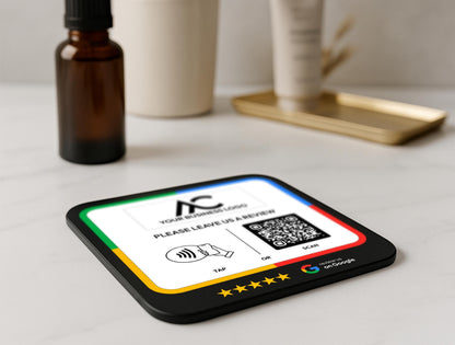 Personalised Google Review NFC Plate - Custom