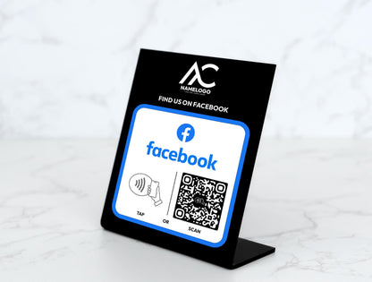Custom Facebook NFC Plate - Link in Bio Plate