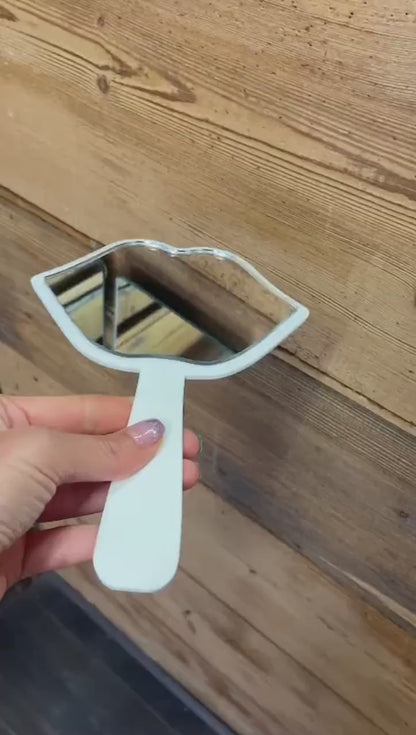 Custom Handheld Mirror: Lash Technician Social Media Prop